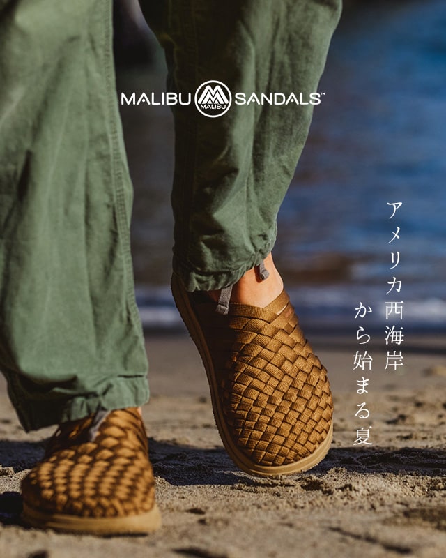 malibu sandals 着ぶくれる latigo beige マリブ サンダル
