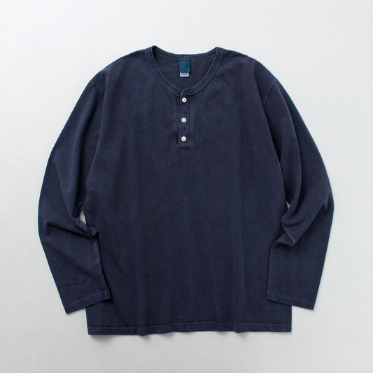 GOOD ON(グッドオン) カラー別注 ロングスリーブ ヘンリーネック Tシャツ