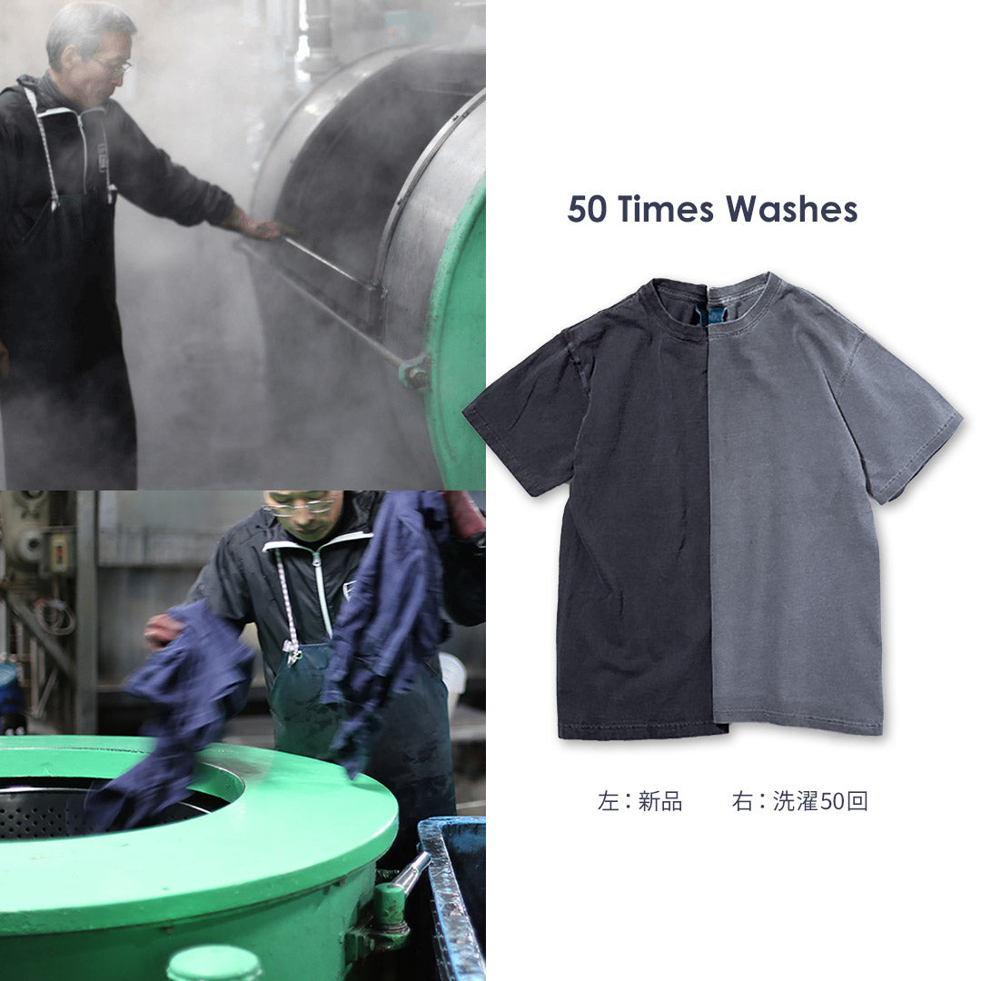GOOD ON(グッドオン) カラー別注 ロングスリーブ ヘンリーネック Tシャツ