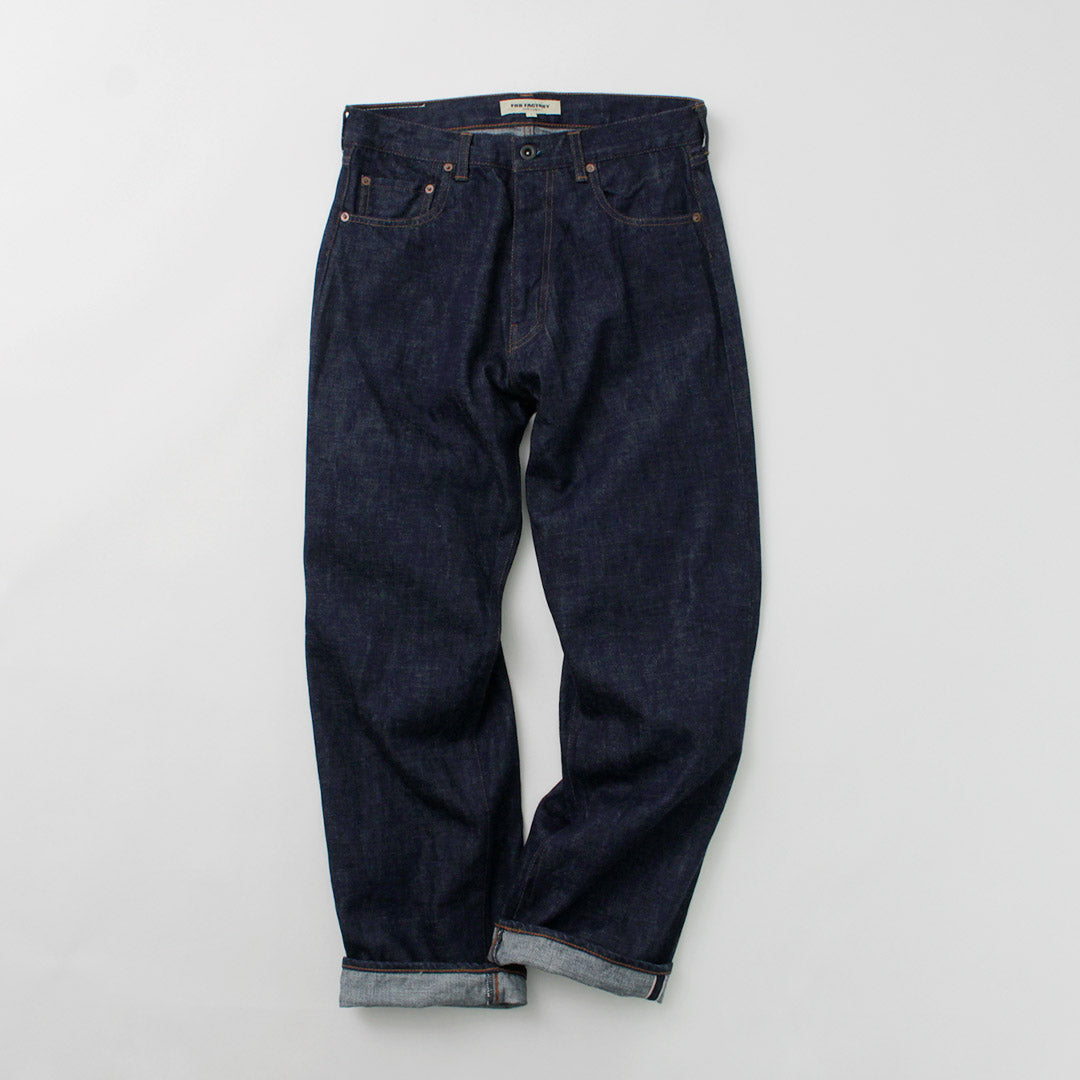 FOB FACTORY（FOBファクトリー） F1147 ワイドデニム5Pパンツ / ジーンズ メンズ 日本製 WIDE DENIM 5POCKET  – ROCOCO ONLINE STORE