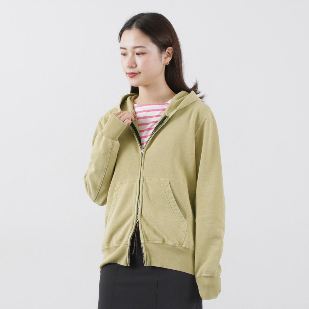 【30%OFF】REMI RELIEF(レミレリーフ) カラー別注 SP加工 裏毛 ZIPパーカー 2023年モデル