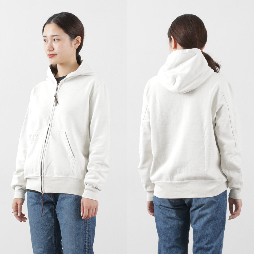 【30%OFF】REMI RELIEF(レミレリーフ) カラー別注 SP加工 裏毛 ZIPパーカー 2023年モデル
