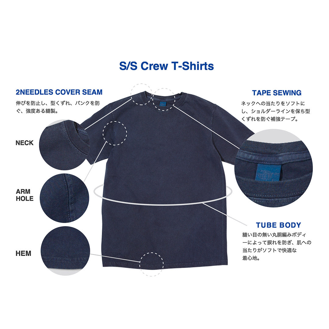 GOOD ON(グッドオン) カラー別注 ショートスリーブ クルーネック Tシャツ
