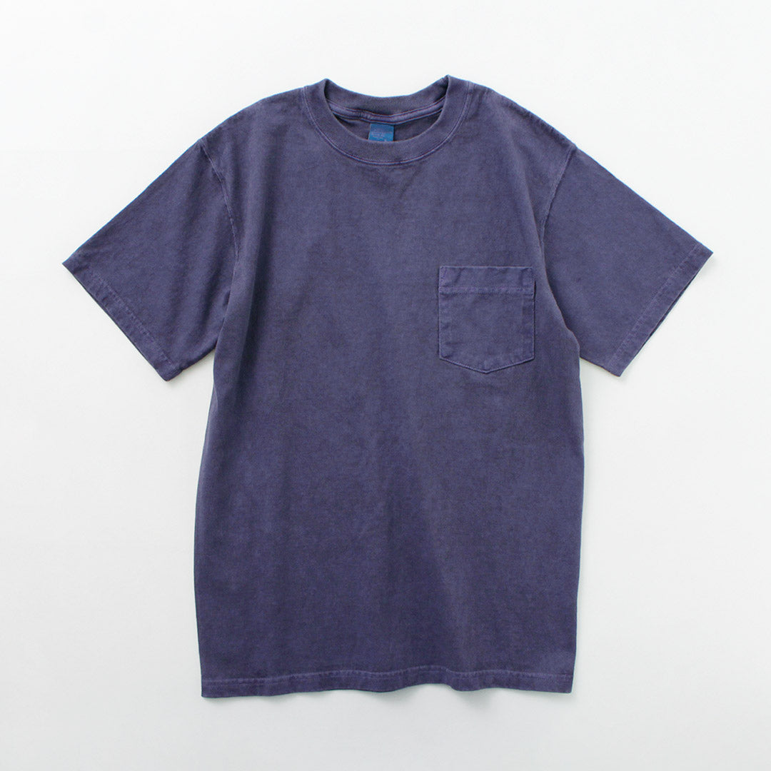 GOOD ON(グッドオン) カラー別注 ショートスリーブ ベーシック ポケット クルーネック Tシャツ