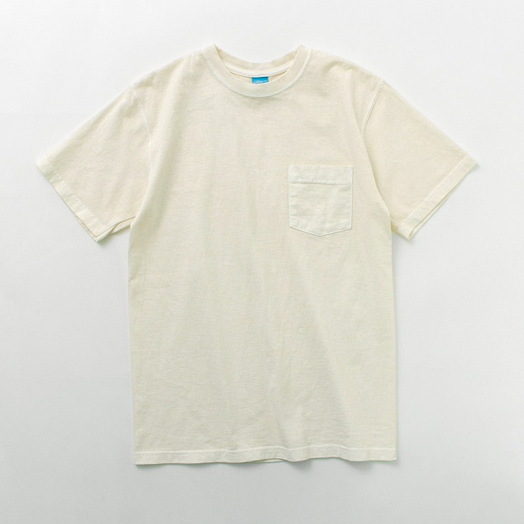 GOOD ON(グッドオン) カラー別注 ショートスリーブ ベーシック ポケット クルーネック Tシャツ