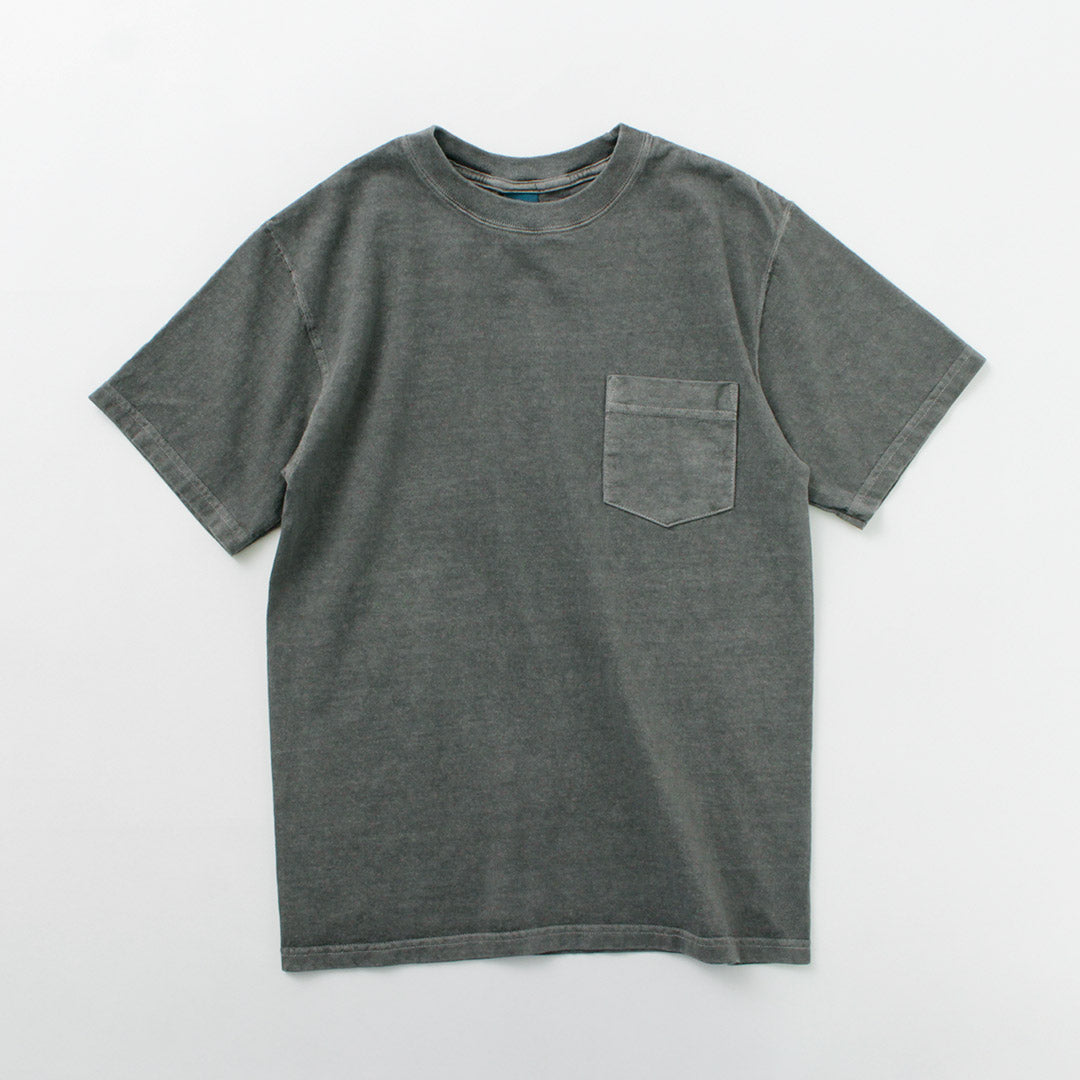 GOOD ON(グッドオン) カラー別注 ショートスリーブ ベーシック ポケット クルーネック Tシャツ