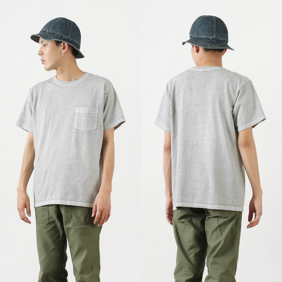 GOOD ON(グッドオン) カラー別注 ショートスリーブ ベーシック ポケット クルーネック Tシャツ