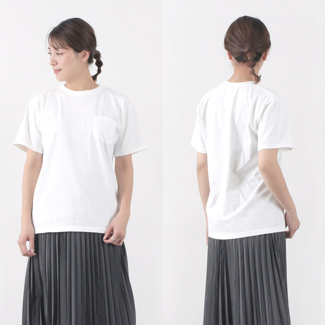 GOOD ON(グッドオン) カラー別注 ショートスリーブ ベーシック ポケット クルーネック Tシャツ