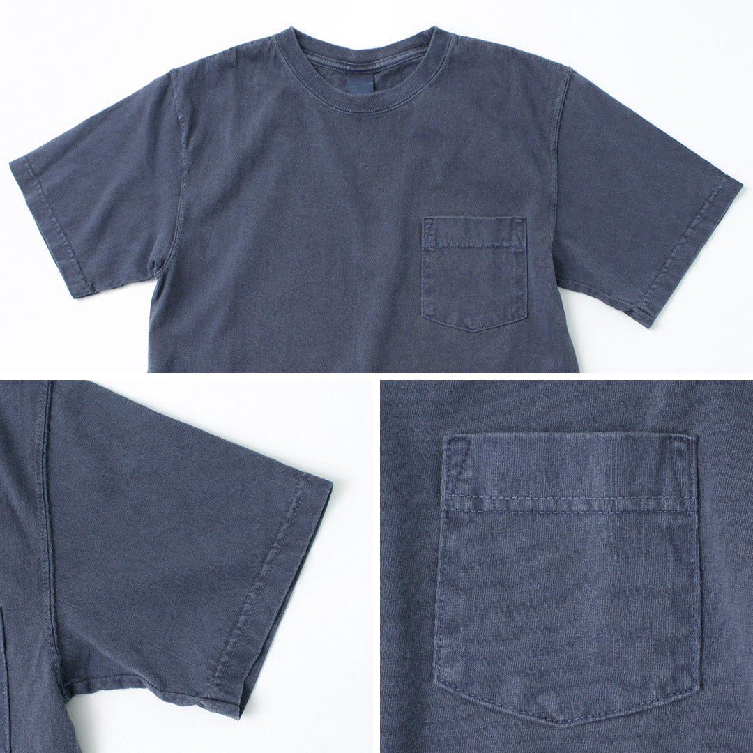 GOOD ON(グッドオン) カラー別注 ショートスリーブ ベーシック ポケット クルーネック Tシャツ
