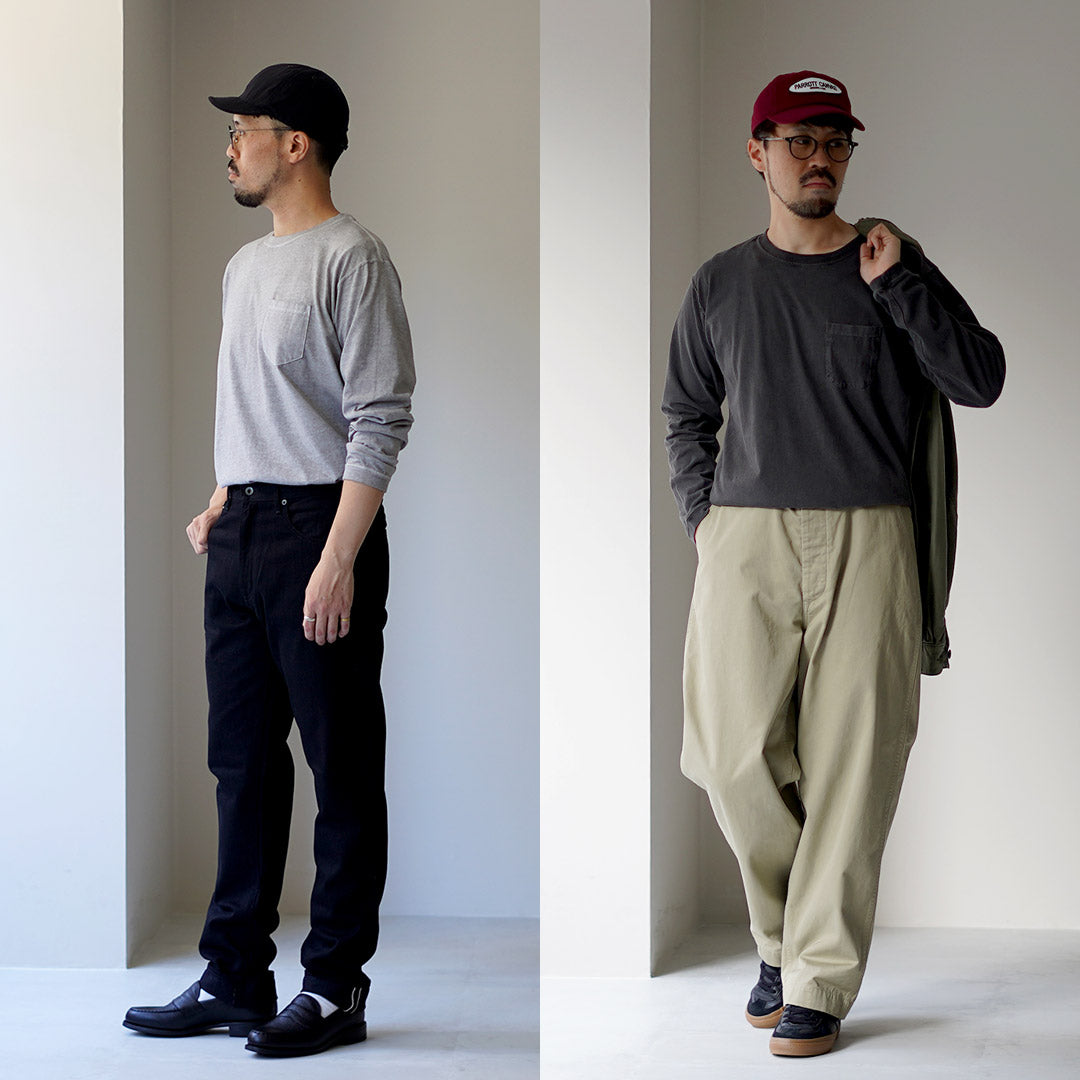 GOOD ON(グッドオン) カラー別注 ロングスリーブ ポケット クルー Tシャツ