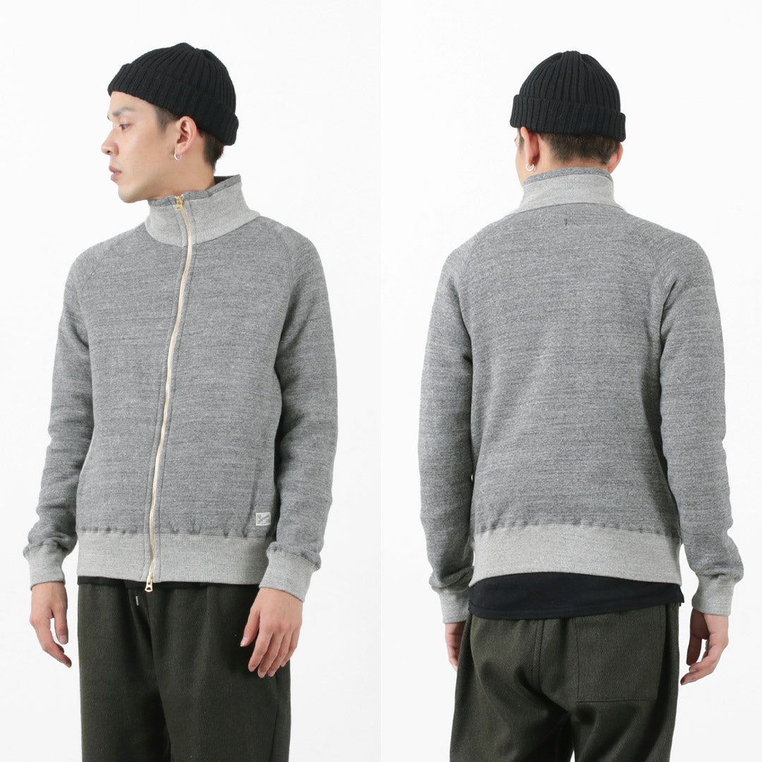 KEPANI(ケパニ) グレート スモーキー ラフィー裏起毛 スタンドネック スウェットジャケット
