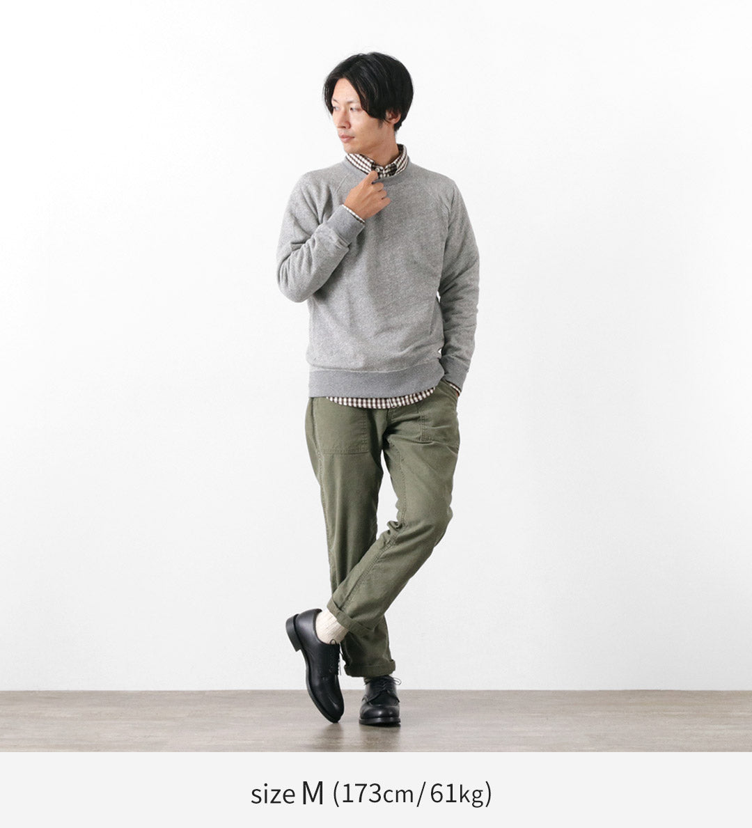 【30%OFF】GOOD ON(グッドオン) ラグランクルースウェット