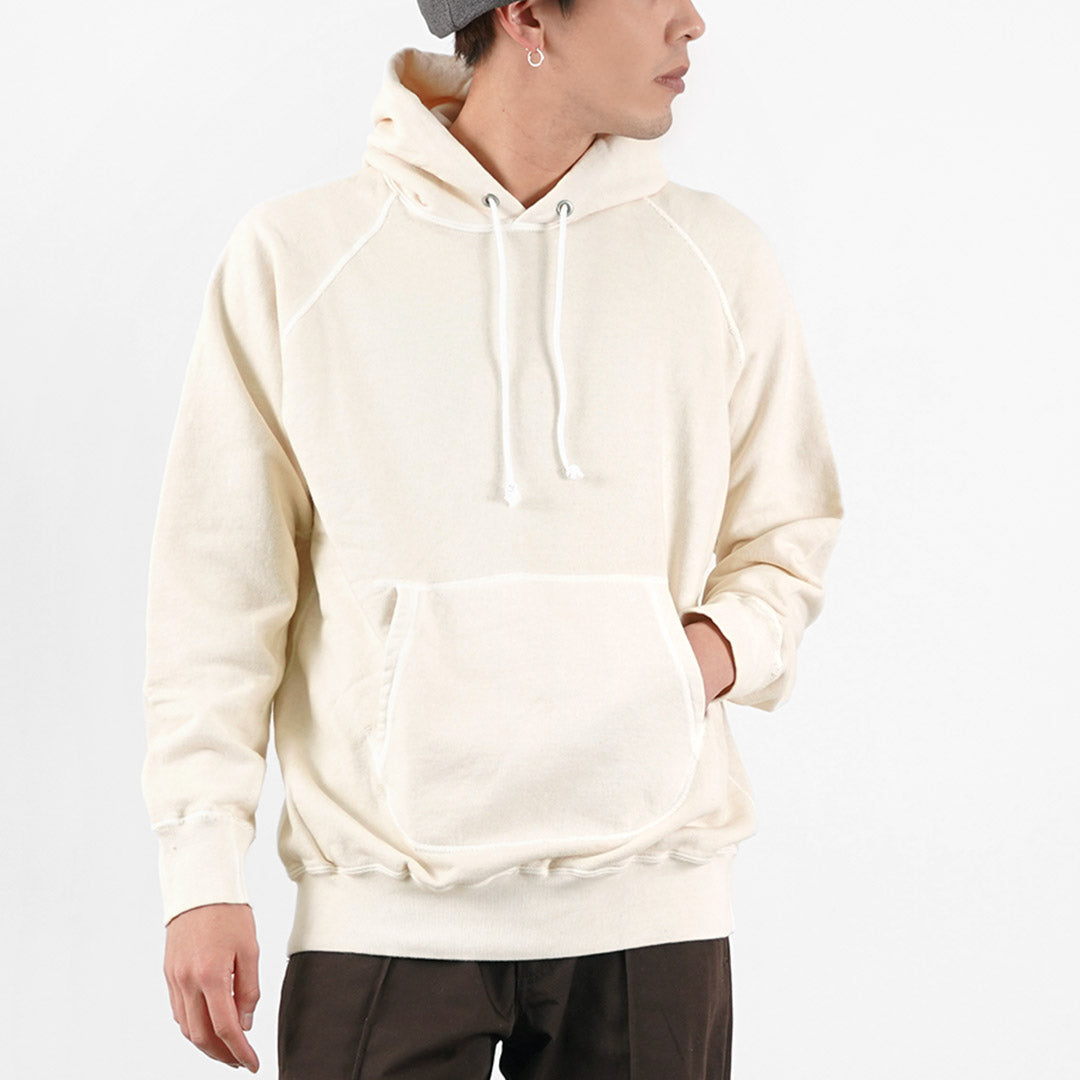 【30%OFF】GOOD ON(グッドオン)カラー別注 ラグラン プルオーバーフードスウェット