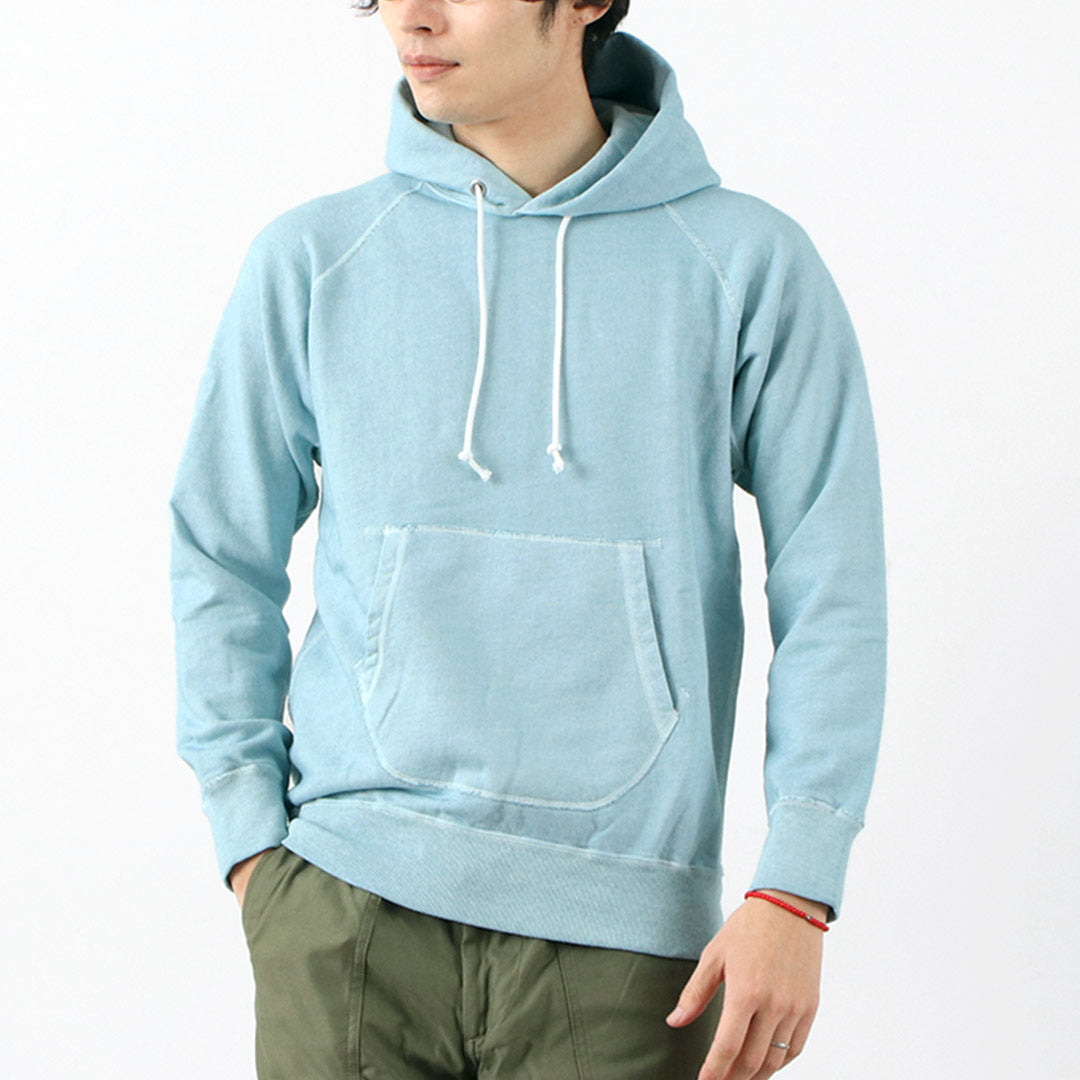 【30%OFF】GOOD ON(グッドオン)カラー別注 ラグラン プルオーバーフードスウェット