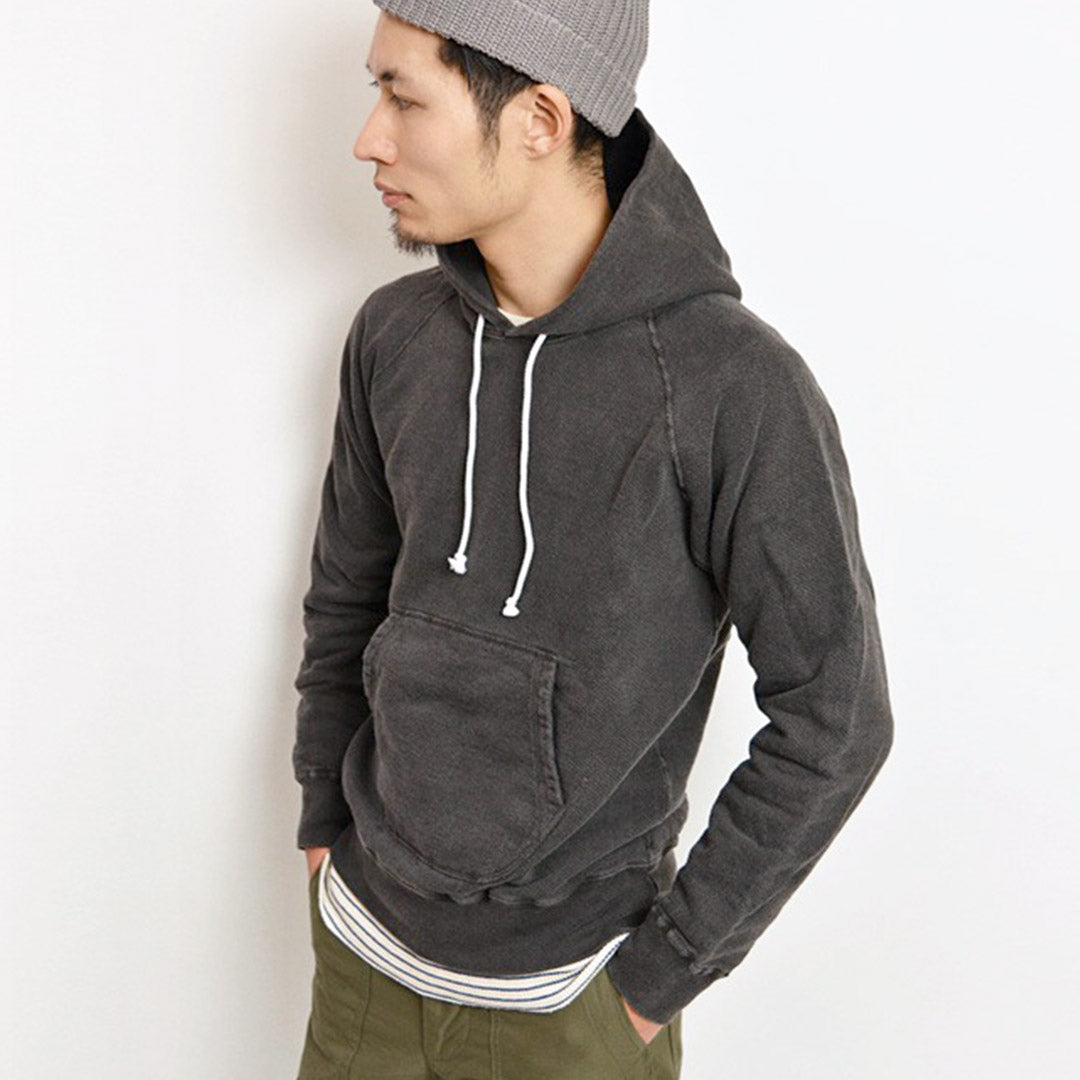 【30%OFF】GOOD ON(グッドオン)カラー別注 ラグラン プルオーバーフードスウェット