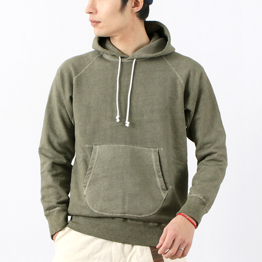【30%OFF】GOOD ON(グッドオン)カラー別注 ラグラン プルオーバーフードスウェット