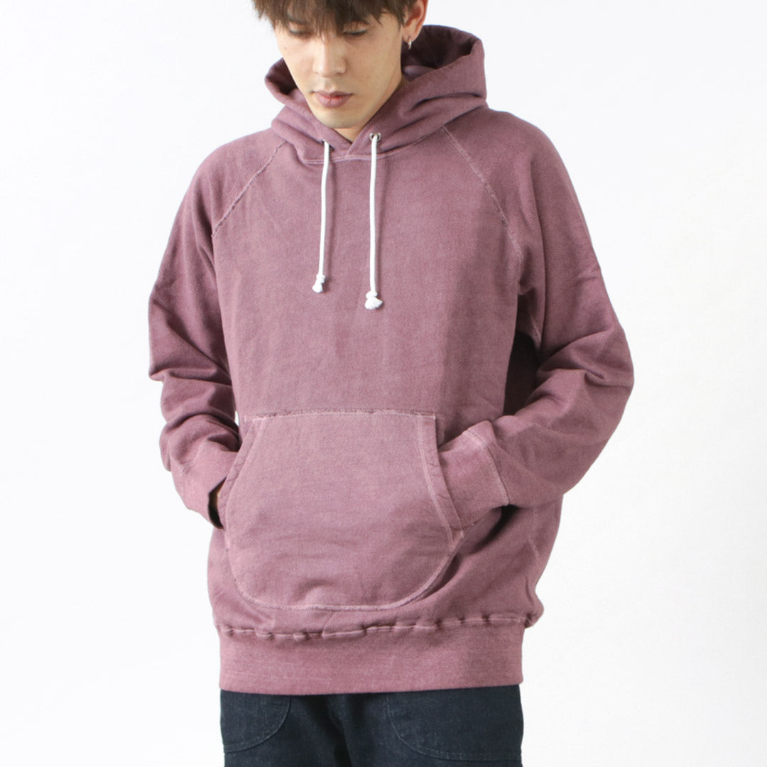 【30%OFF】GOOD ON(グッドオン)カラー別注 ラグラン プルオーバーフードスウェット