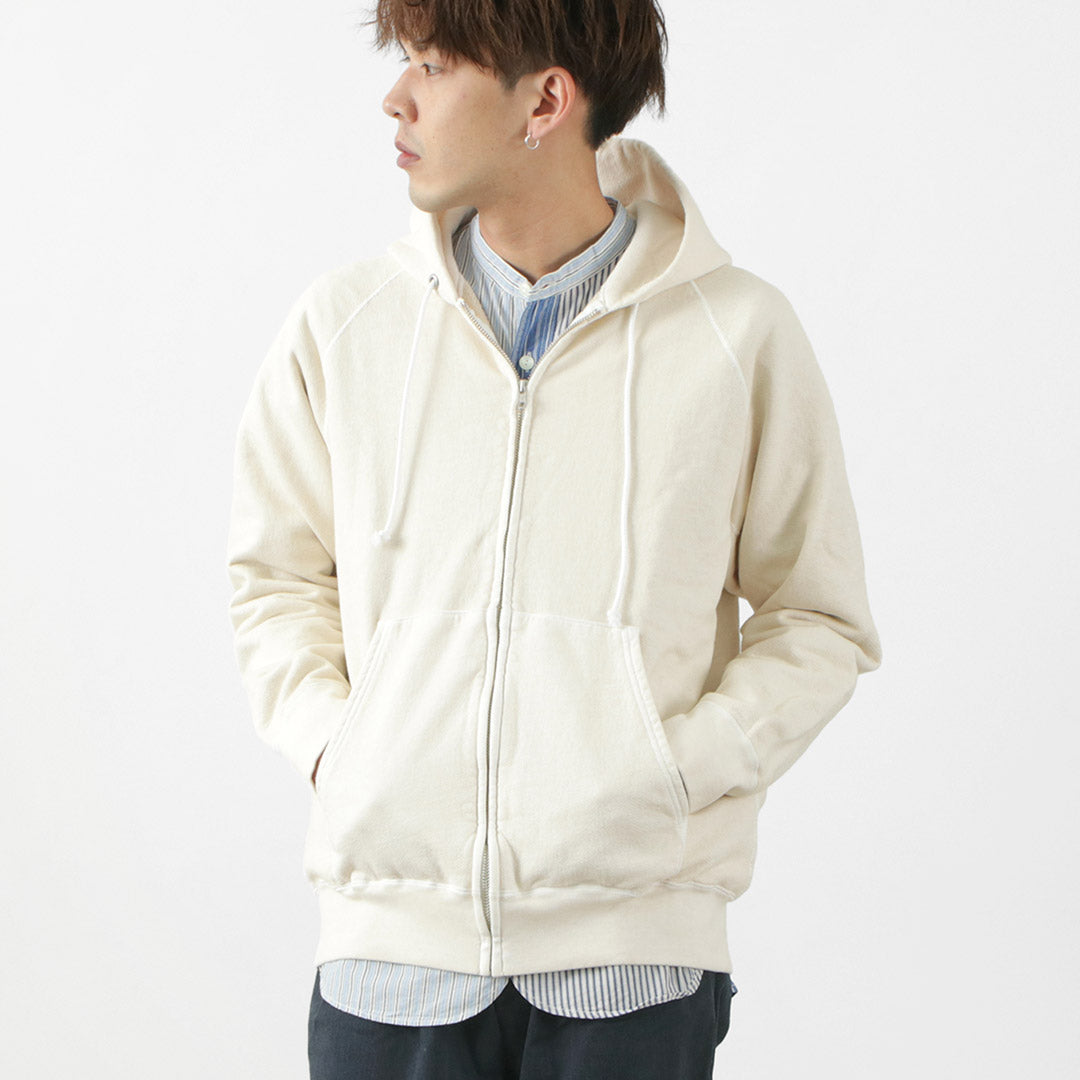 【30%OFF】GOOD ON(グッドオン) ラグラン ジップ フード スウェット