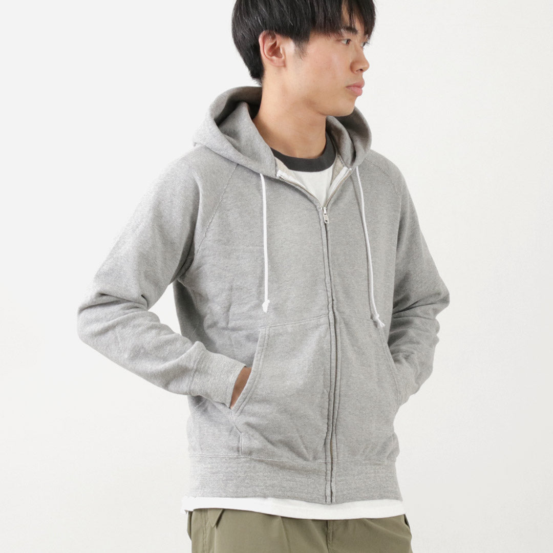 【30%OFF】GOOD ON(グッドオン) ラグラン ジップ フード スウェット