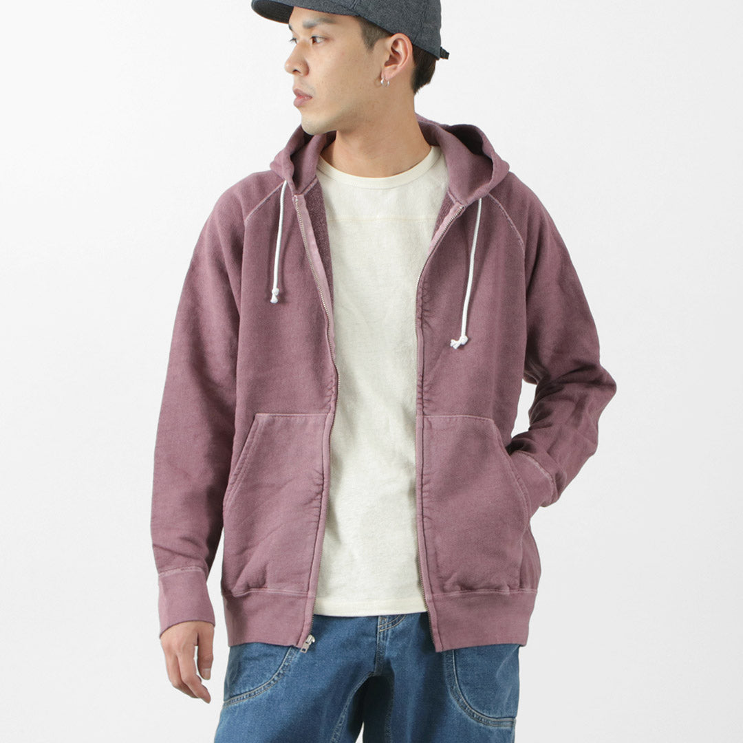 【30%OFF】GOOD ON(グッドオン) ラグラン ジップ フード スウェット