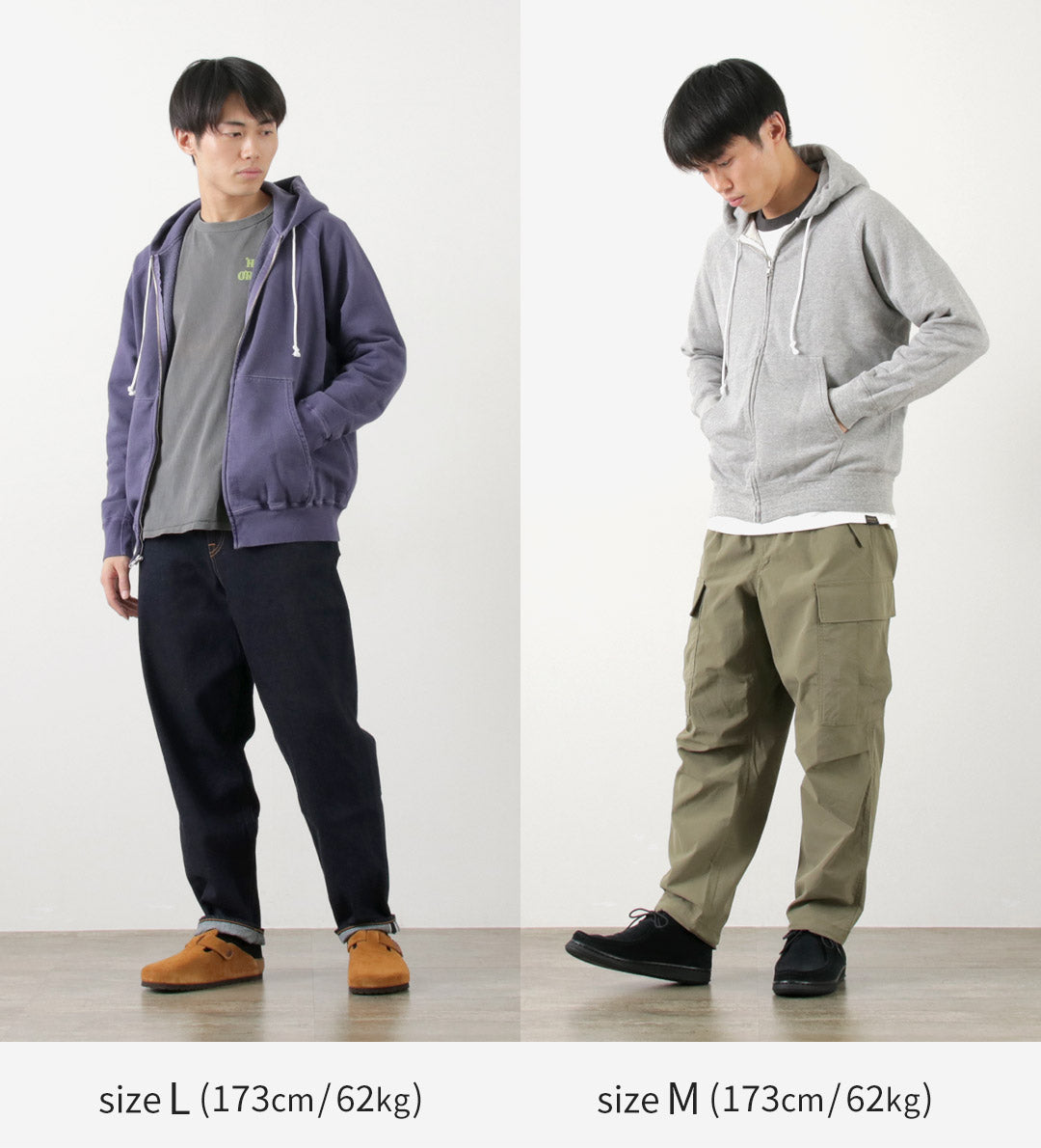 【30%OFF】GOOD ON(グッドオン) ラグラン ジップ フード スウェット