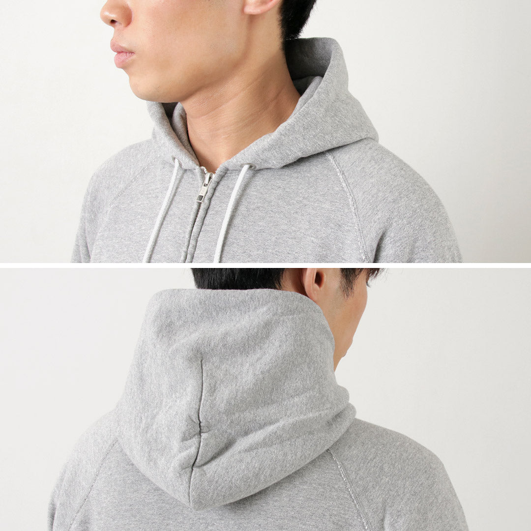 【30%OFF】GOOD ON(グッドオン) ラグラン ジップ フード スウェット