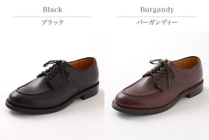 WHEEL ROBE(ウィールローブ) ヘビーステッチング モックトゥレザーシューズ