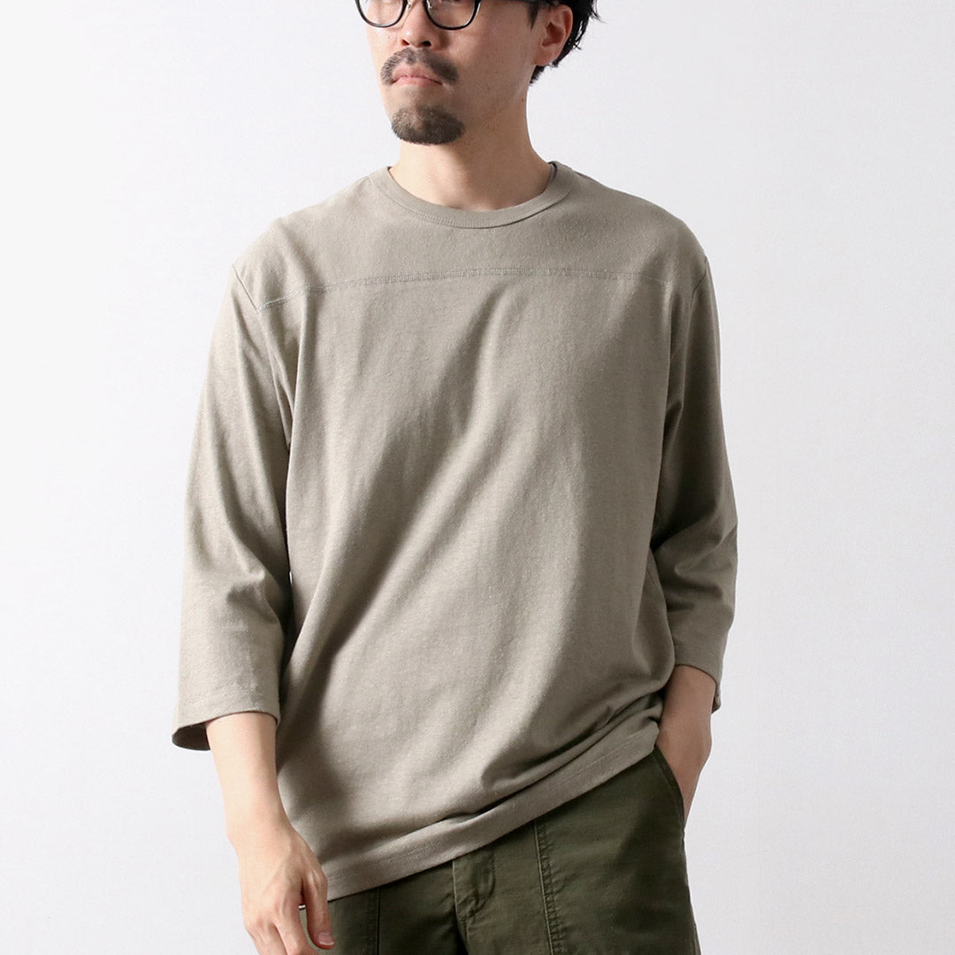 GOHEMP(ゴーヘンプ) ベーシック フットボール Tシャツ