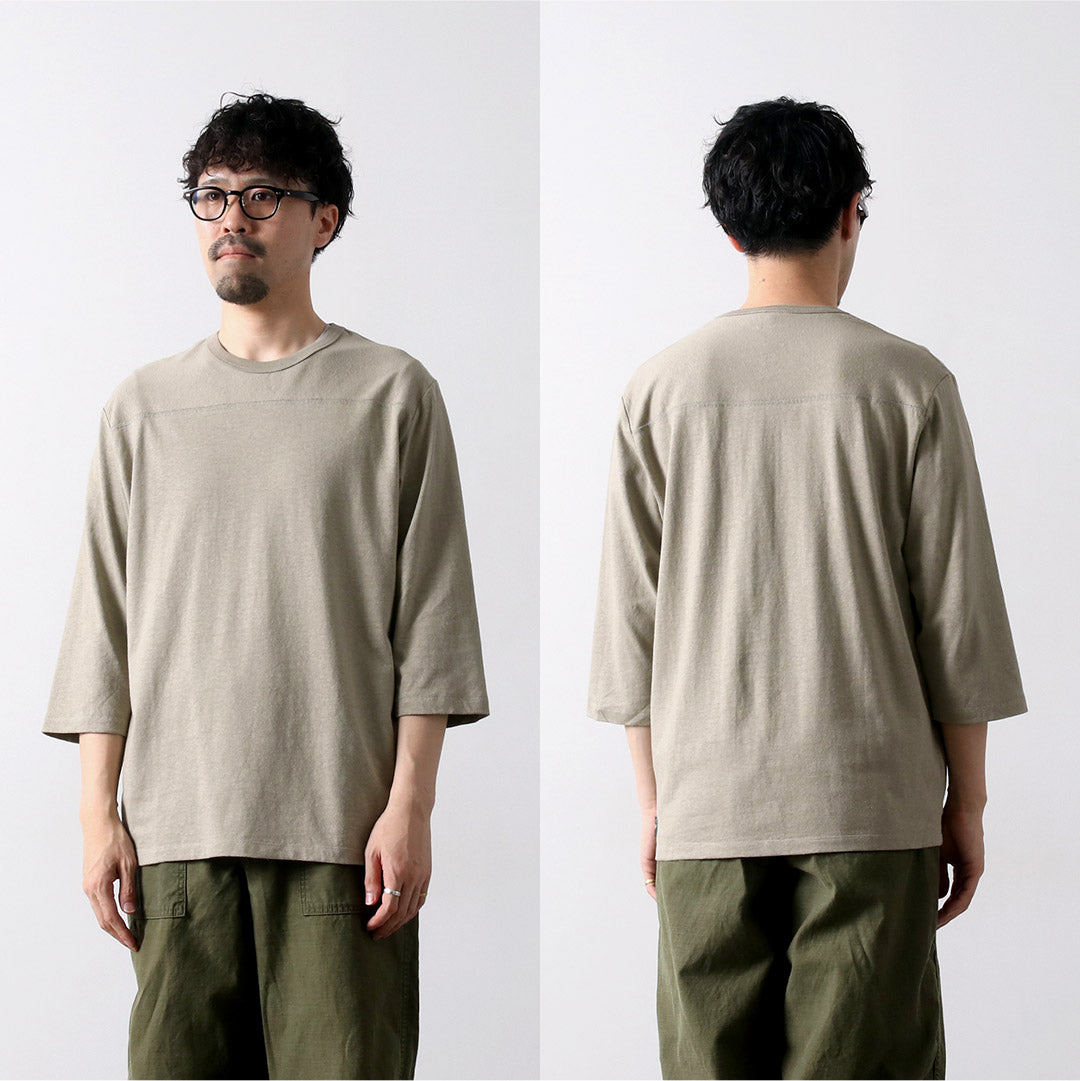 GOHEMP(ゴーヘンプ) ベーシック フットボール Tシャツ