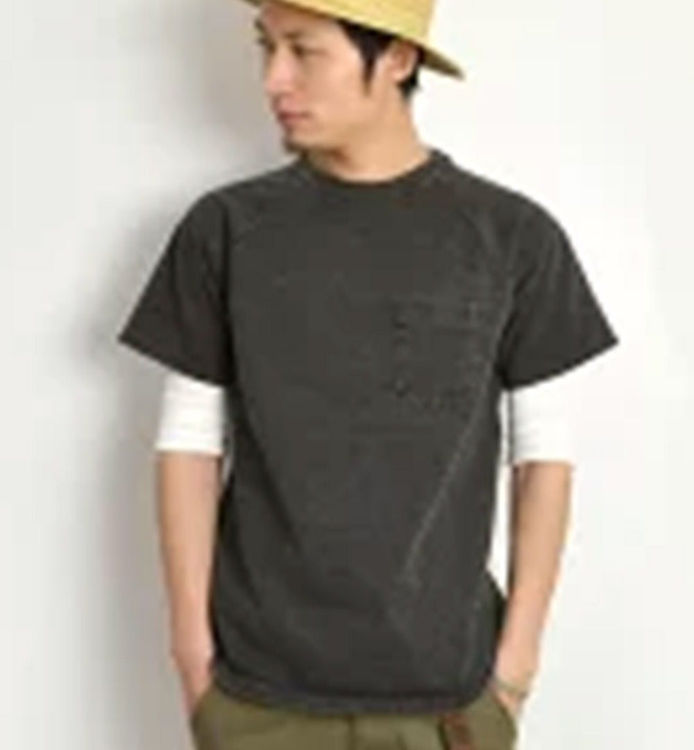 GOOD ON(グッドオン) カラー別注 ラグランヘビー ポケット Tシャツ ショートスリーブ