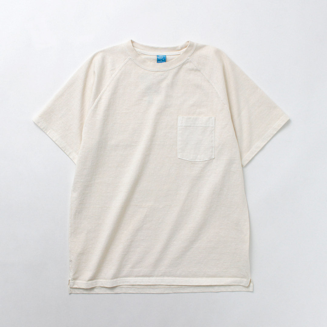GOOD ON(グッドオン) カラー別注 ラグランヘビー ポケット Tシャツ ショートスリーブ