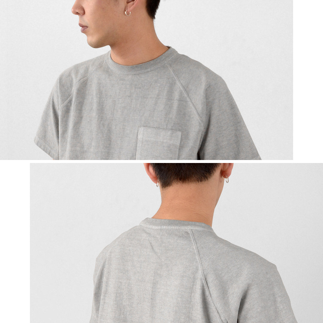 GOOD ON(グッドオン) カラー別注 ラグランヘビー ポケット Tシャツ ショートスリーブ
