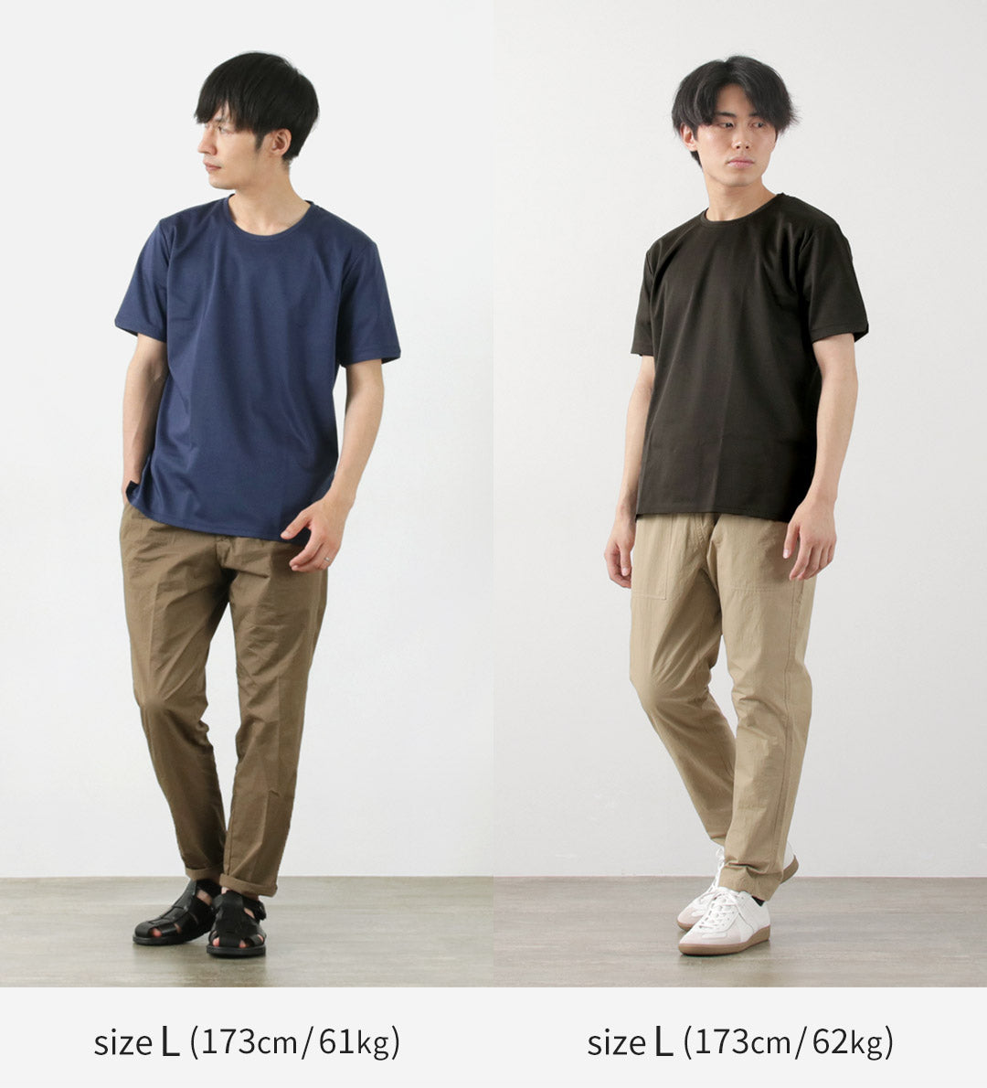 RE MADE IN TOKYO JAPAN(アールイー) 東京メイド ドレスTシャツ クルーネック