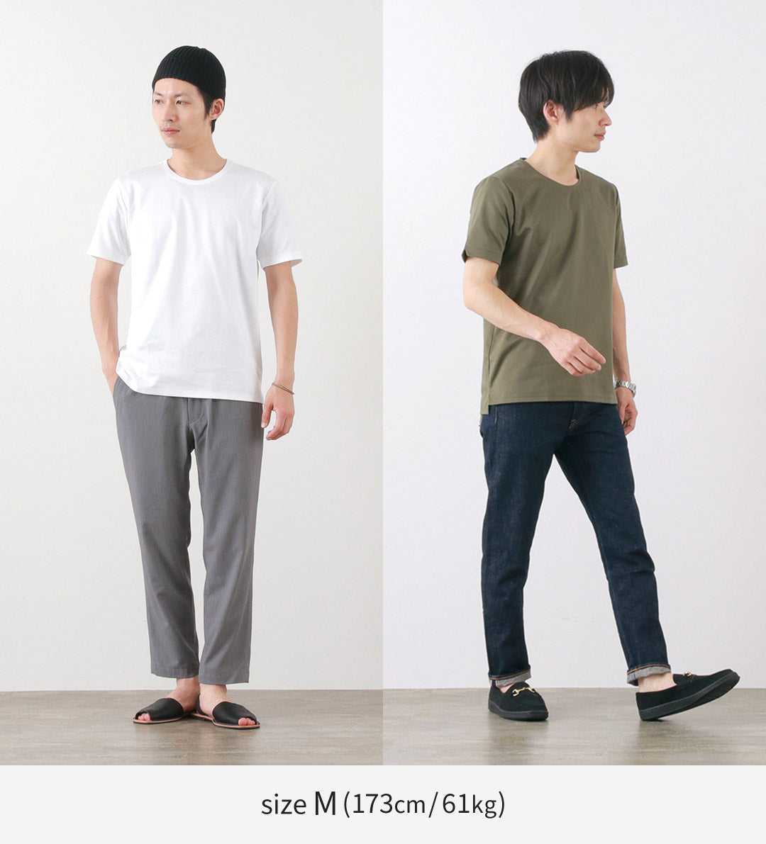 RE MADE IN TOKYO JAPAN(アールイー) 東京メイド ドレスTシャツ クルーネック