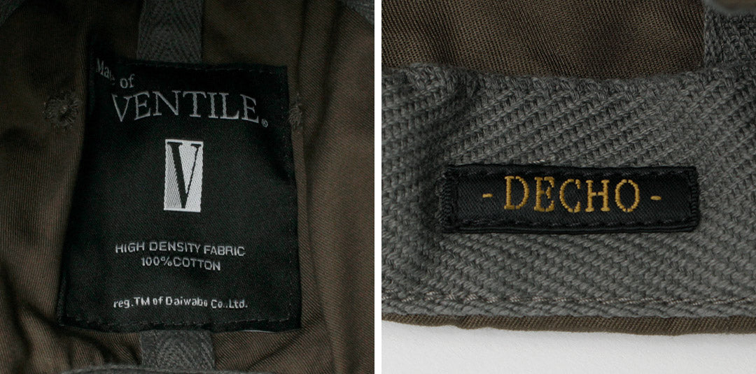 DECHO(デコー) ボールキャップ ベンタイル