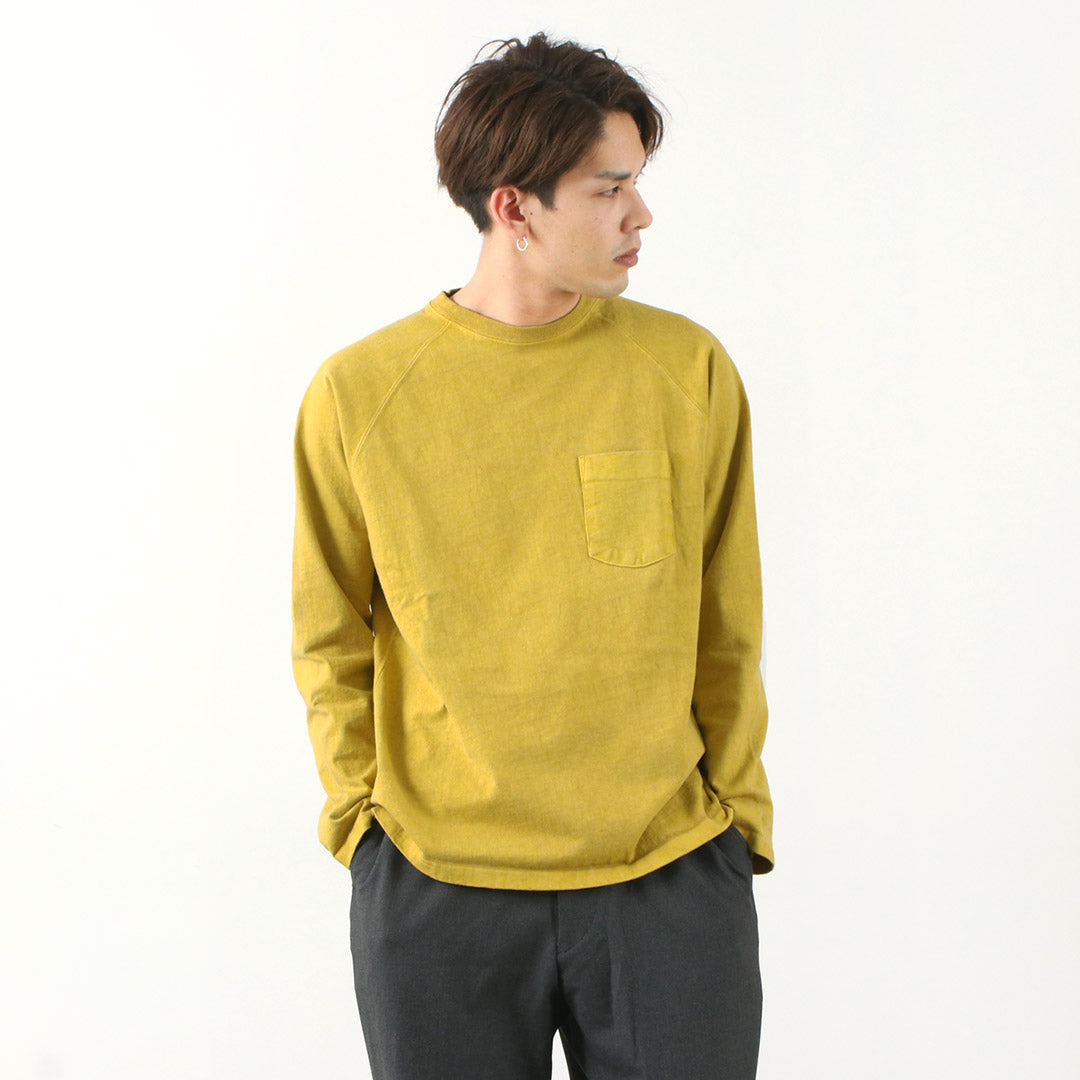 【20%OFF】GOOD ON(グッドオン) ヘビー ラグラン ポケット Tシャツ ロングスリーブ