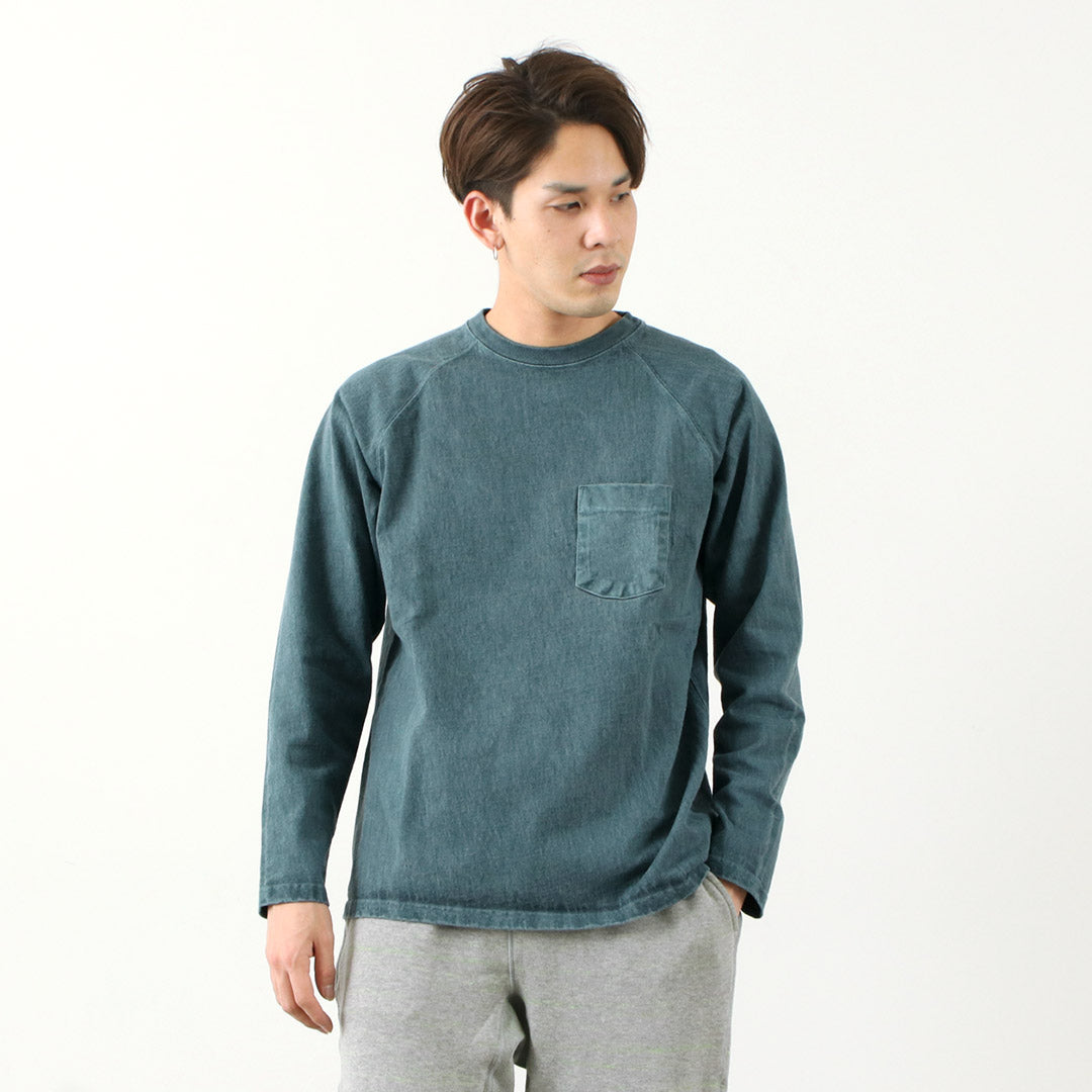 【30%OFF】GOOD ON(グッドオン) ヘビー ラグラン ポケット Tシャツ ロングスリーブ