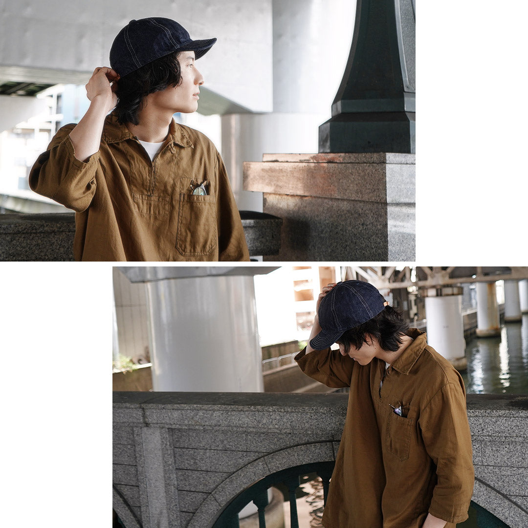 HIGHER(ハイアー) セルヴィッチ デニムキャップ ワンウォッシュ