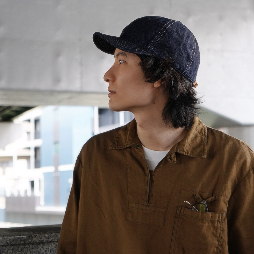 HIGHER(ハイアー) セルヴィッチ デニムキャップ ワンウォッシュ