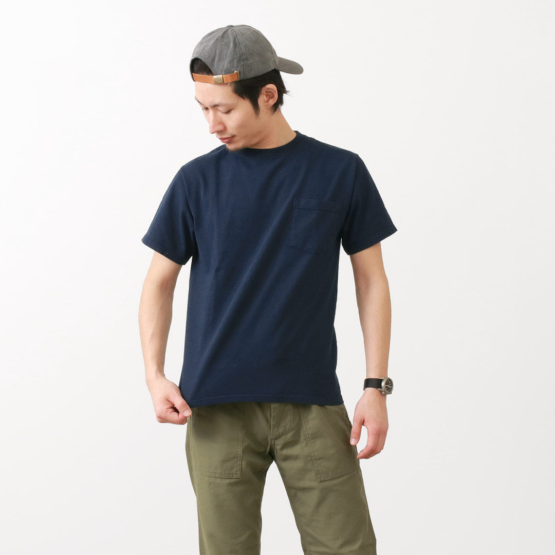 【50%OFF】GOODWEAR(グッドウェア)カラー別注 ポケット Tシャツ 半袖