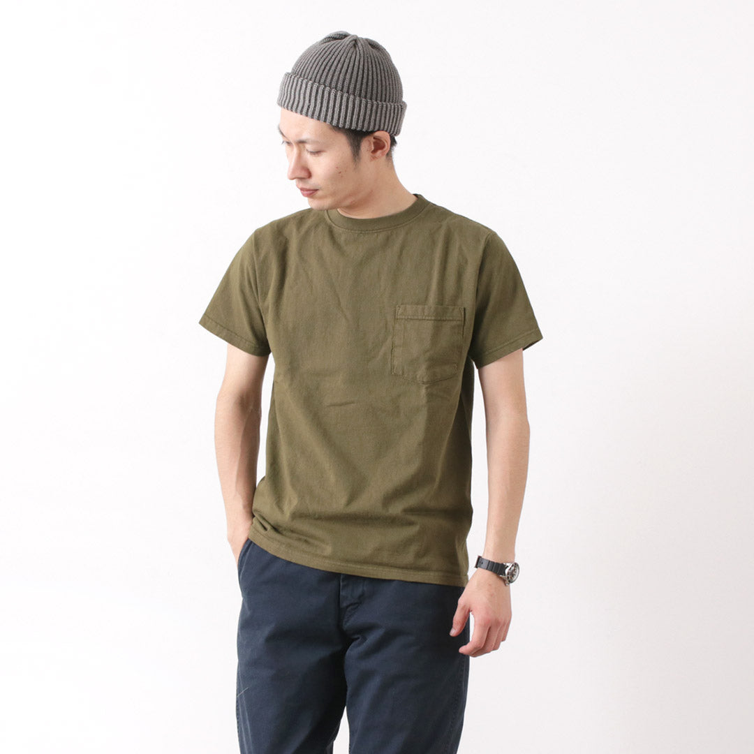【50%OFF】GOODWEAR(グッドウェア)カラー別注 ポケット Tシャツ 半袖