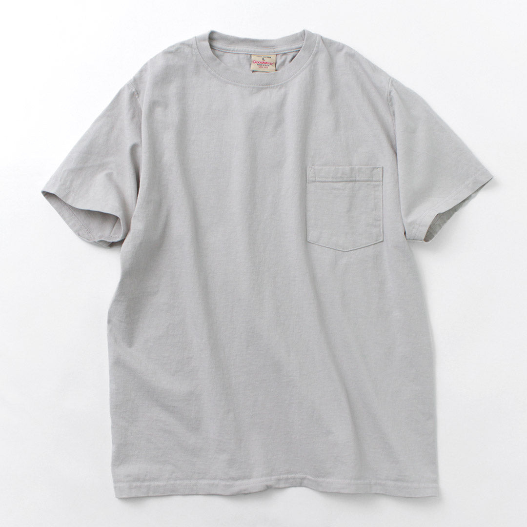 【50%OFF】GOODWEAR(グッドウェア)カラー別注 ポケット Tシャツ 半袖