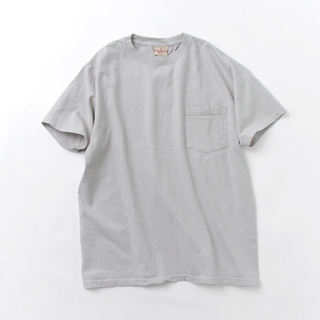 【50%OFF】GOODWEAR(グッドウェア)カラー別注 ポケット Tシャツ 半袖