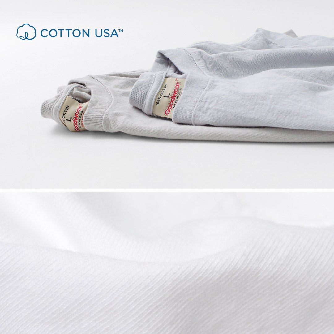 【50%OFF】GOODWEAR(グッドウェア)カラー別注 ポケット Tシャツ 半袖