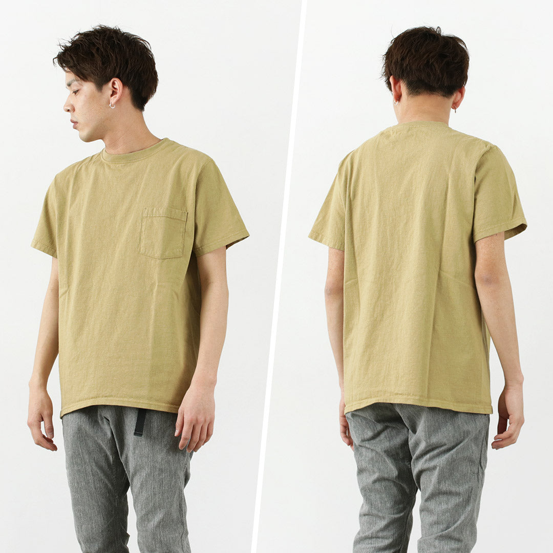 【50%OFF】GOODWEAR(グッドウェア)カラー別注 ポケット Tシャツ 半袖