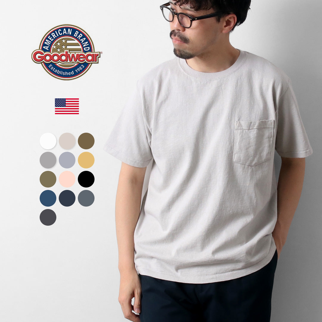 GOODWEAR(グッドウェア) ポケット Tシャツ 半袖