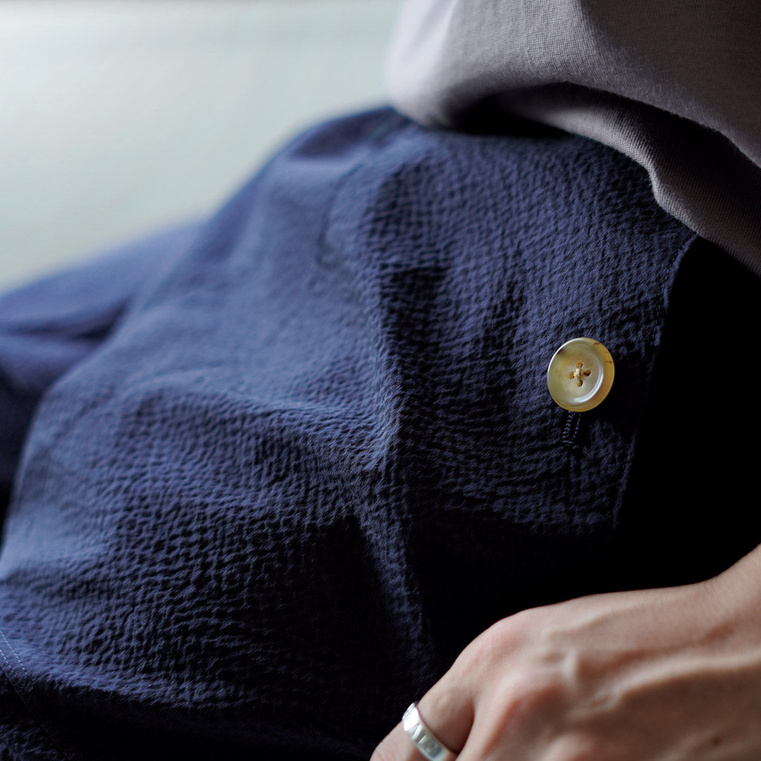 RE MADE IN TOKYO JAPAN(アールイー) クールマックス シアサッカー パンツ