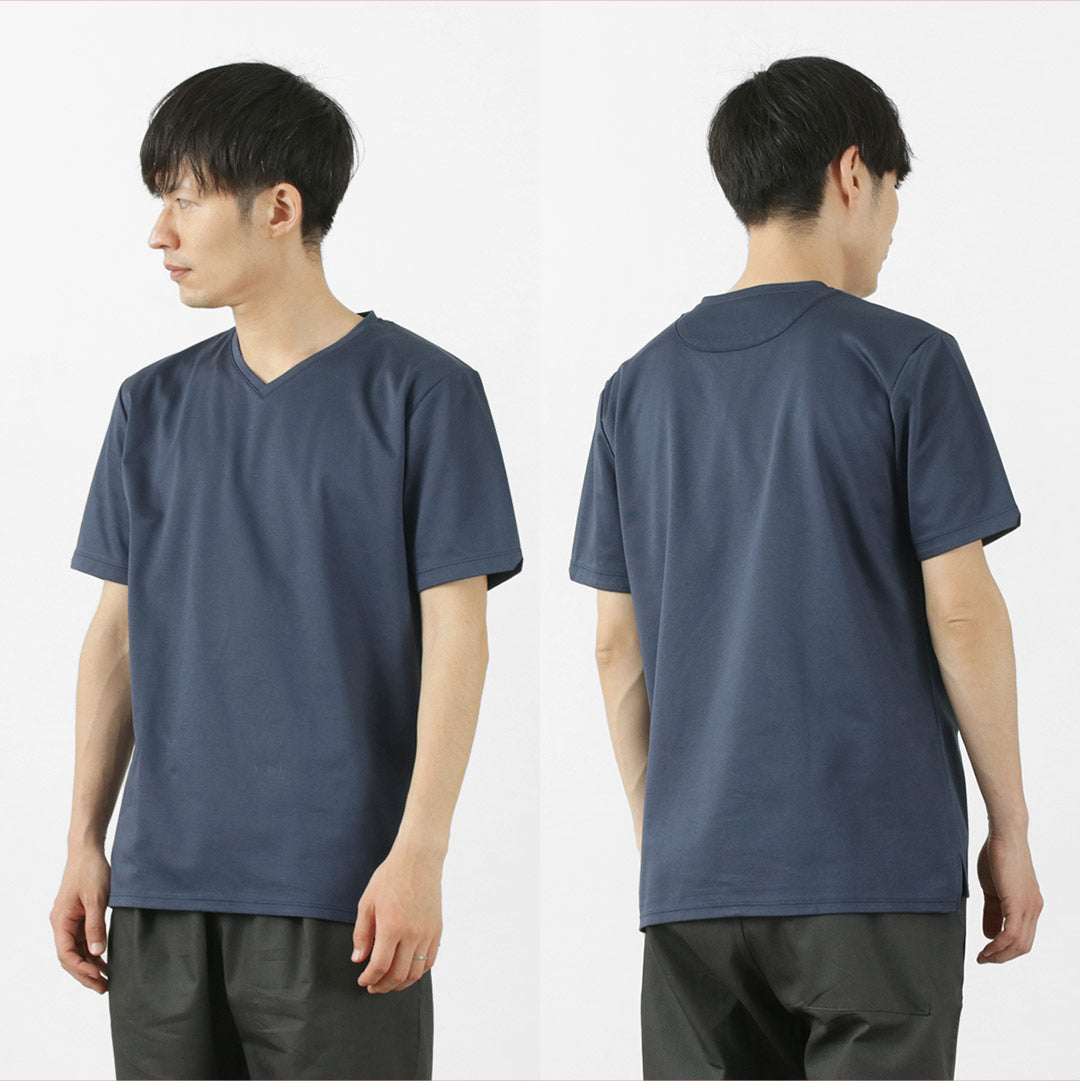 RE MADE IN TOKYO JAPAN(アールイー) 東京メイド ドレスTシャツ Vネック