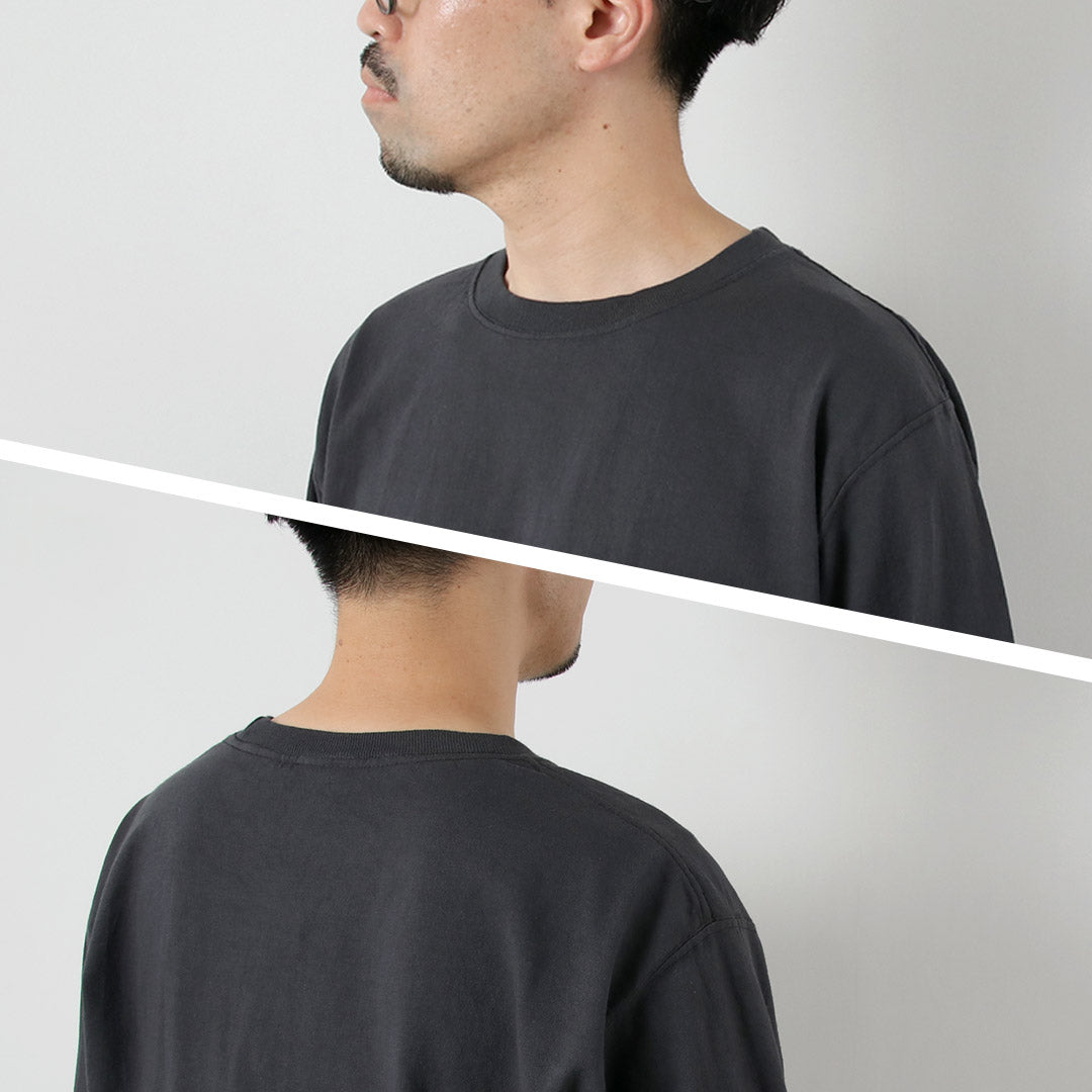 GOODWEAR(グッドウェア) クルーネック ポケット Tシャツ 長袖