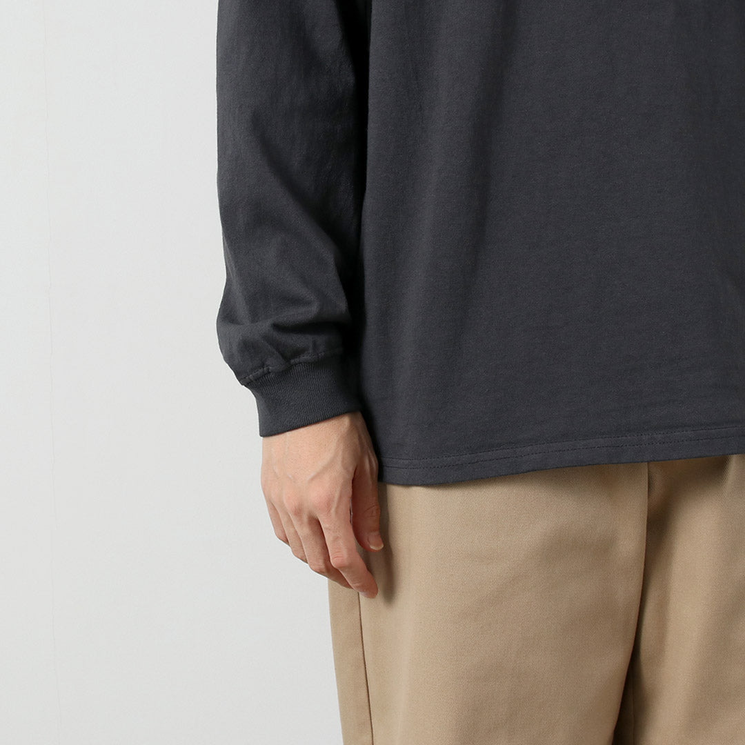 GOODWEAR(グッドウェア) クルーネック ポケット Tシャツ 長袖